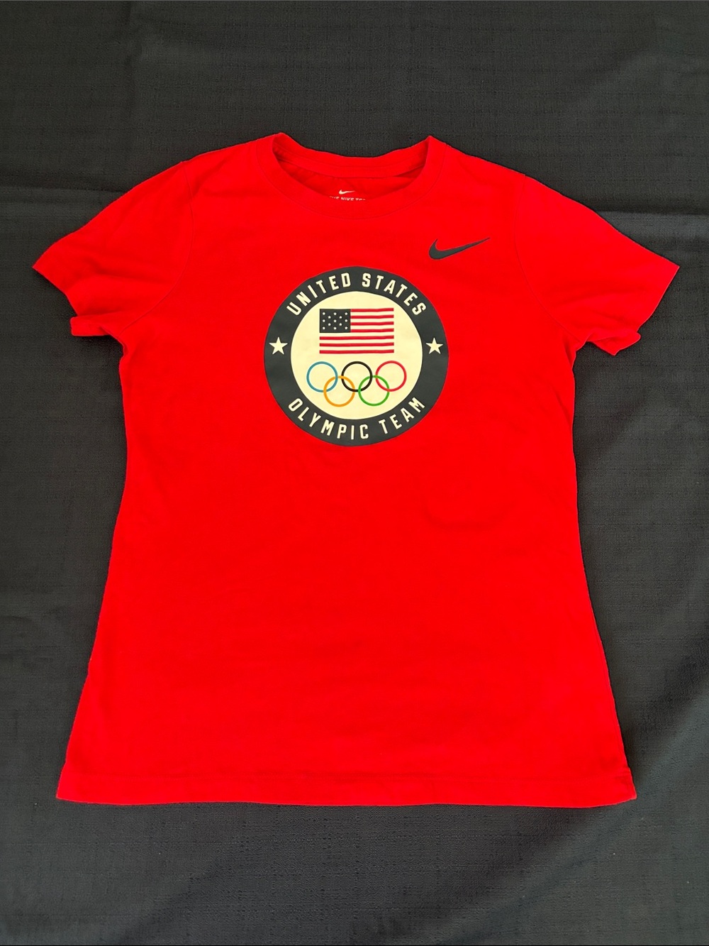 Nike Red USA Olympic Team Graphic Tee